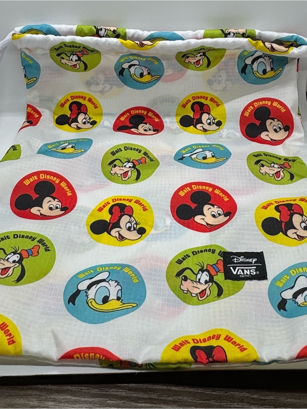 Walt Disney World 50th Anniversary VANS Cinch Drawstring Bag